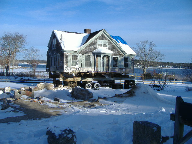 The house was approximately 2,000 square feet and Tom Dexter originally planned to attach it to his existing house. COURTESY BOB SHAW